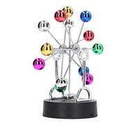 Tnfeeon Perpetual Motion Toy, Plastic Frame Desk Ornament, Demonstrates Energy Conservation and Motion Principles, Ideal for Home and Office