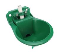 Tnfeeon Pig Waterer Automatic Sheep Water Bowl with Brass Valve Large Capacity Plastic Goat Drinking Trough for Farm Livestock Ranch