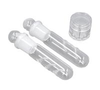 Tnfeeon Planaria Trap, Multiple Hole Design for Effective Control, Young Shrimp Safe, Easy to Use Aquarium Trap for Shrimp Tank Control, Transparent Glass, Durable, Freshwater