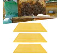 Tnfeeon Plastic Bee Queen Excluder Board, 3 Pack Beekeeping Grid Net Tool Separates Queen From Honey Box, 20 X 16.5 Inches for Hive Organization