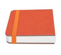 Tnfeeon Pocket Watercolor Sketchbook, 300gsm Fine Grain Paper, Mini Watercolor Pad 10 X 10cm for Artists and On-The-Go Creativity (Orange)