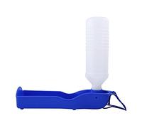 Tnfeeon Portable Dog Water Bottle Proof Plastic Pet Travel Feeder 250ml 500ml for Hiking and Walking (500ML)