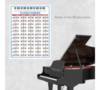 Tnfeeon Poster of the Pianized Lacquer Poster for Clothes for Suitable Teachers for 88 Piang Keys for Music Lessons At School