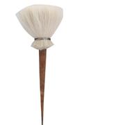 Tnfeeon Pottery Cleaning Brush Natural Wool Bamboo Tool for Dusting and Water Replenishing Medium Large Sizes Ideal for Artists DIY Enthusiasts Sweeps Away Dust Smoothly During Clay (Wool)