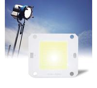 Tnfeeon Power LED Chip 50W COB Light Source Warm White 3000K 4500 Lumens Output Compact 1.8x1.6 Inch Size 0.3 Ounce Weight for DIY Projection Spot Flood Lighting Projects Ideal for Home (6000-6500K)