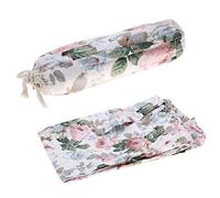 Tnfeeon Premium Nursing Cover Soft Cotton Breastfeeding Apron Adjustable Neck Strap 30x40 Inch Full Coverage for Mothers On-The-Go Breathable Fabric Ensures Comfortable Feeding (Large Floral)