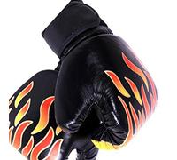 Tnfeeon Professional Youth Boxing Gloves, Breathable PU, Enhanced Grip Thumb Design, for Kids and Beginners, for Sparring, Kickboxing, and Training, Lightweight PU, Medium Size, (Black)