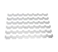 Tnfeeon Protective Gear Stainless Steel Spacers Beekeeping Tool 10Pcs with 14.57x1.18in for Fixing Frames Preventing Burr Comb Beehive Frame Spacers Holder Metal Strips Metal