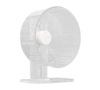 Tnfeeon Quiet Sturdy Hamster Wheel with Non-Slip Traction, Silent Running Design for Daily Exercise, Fits Various Cages, Easy Maintenance Pet Toy for Hamster Owners (S)