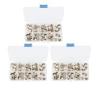 Tnfeeon Rabbit Head Brooch Buttons Plastic Iron No Sew Decorative Safety Pins 150PCS Removable Fasteners for Shirts Sweaters Dresses Cardigans DIY Women