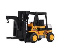 Tnfeeon RC Forklift Toy, Dynamic Music and Lights, Remote Control Operation, Universal Wheels for Smooth Indoor Outdoor Play, 9.1x3.9x5.1in Size Perfect Engineering Enthusiast Gift