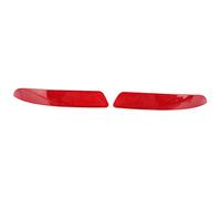 Tnfeeon Rear Bumper Reflector Red ABS Replacement Left Right Side 63217158949 63217158950 Wear Resistant Unfading for E70 X5 2007 2013 Night Driving (The last pair is 63217158949+63217158950)