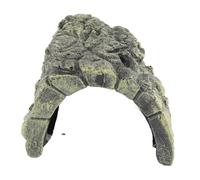 Tnfeeon Reptile Cave Climb Hideaway, Stone Cave Shelter Hiding, Decorative Resin for Aquariums Terrariums. Ideal for Amphibians,Lizards,Snakes,Bearded Dragons,Geckos (DB-025C Big Turtle Cave)