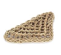 Tnfeeon Reptile Hammock, Grass Fiber, Secure Suction Cups, for Bearded Dragons, Geckos, and Snakes, Encouraging Climbing and Relaxing in Glass Tanks (M)