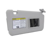 Tnfeeon Right Passenger Side Sun Visor with Makeup Mirror Replacement for RAV4 2004 2005 Gray ABS Glass (Grey)
