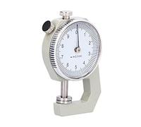 Tnfeeon Round Dial Thickness Gauge 0-10mm, Metal Plastic Dial Indicator with Spring-Loaded Spindle for Paper Pipe Sheet Metal Measurement