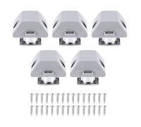 Tnfeeon RV Push Cabinet Lock Keyless Push Button Lock, Zinc Alloy Side Mounted Cupboard Latch for RV Yacht Travel Trailer Drawer, 1.18 Inch Opening Diameter