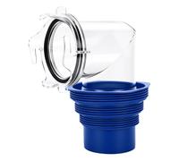Tnfeeon RV Sewer Elbow Adapter 90 Degree, Transparent Food Grade PC