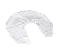 Tnfeeon Satin Nursing Pillow Cover Soft Comfort Satin Material Zipper Design for Easy Cleaning Travel Size 18.7 X 18.7 Inches Mothers Breastfeeding On The Go (White)