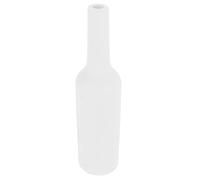 Tnfeeon Silicone Bartending Practice Bottle Shatterproof Falling Resistant Soft Training Bottle with Smooth Comfort Grip for Learning Bartending Techniques Anywhere Compact 15.8oz (White)