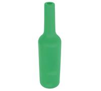 Tnfeeon Silicone Bartending Practice Bottle Shatterproof Falling Resistant Soft Training Bottle with Smooth Comfort Grip for Learning Bartending Techniques Anywhere Compact 15.8oz (Green)