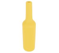 Tnfeeon Silicone Bartending Practice Bottle Shatterproof Falling Resistant Soft Training Bottle with Smooth Comfort Grip for Learning Bartending Techniques Anywhere Compact 15.8oz (Yellow)