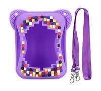 Tnfeeon Silicone Cover Case for Bitzee Interactive Toy Digital Pet, Protective Skin with Detachable Lanyard for Scratch Protection and Easy Travel Storage (Purple)