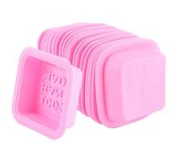 Tnfeeon Silicone Mold Food Grade Baking Tool Flexible Non-Stick for Cakes Chocolate Candles Soaps Oven Safe to 446掳F Home Crafters and DIY Enthusiasts Use Two Sizes 2.8in 3.5in Easy (25 Pink)