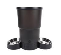 Tnfeeon Smart Dog Food Dispenser, Plastic Automatic Feeder with Timer Settings and Portion Control for Two Cats