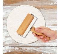 Tnfeeon Smooth Rolling Pin for Perfectly Cooked Crust, Pizza Bake Roller for Fondant and Egg Tart, Baking Essential for Home Cooks (Style 3)