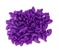 Tnfeeon Soft PVC Cat Nail Covers, Protect Furniture & Floors, Quick Application, Multi-Size Options, 100Pcs in Green & Purple, for Kittens & Cats, Safe & Stylish Protection At Home (M)