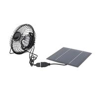 Tnfeeon Solar Panel Powered USB Fan, 5W Monocrystalline