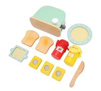 Tnfeeon Solidwood Toaster Toy Set Safe Safe Ideal Kids Toaster for Education, So do the Game