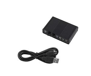 Tnfeeon SPDIF SPDIF USB Sound Adapter, Sampling Speed of 48/44 KHz, Ideal for Recording and Reproduction, Adapted to Professionals of Professionals