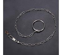 Tnfeeon Stainless Steel Bird Foot Chain, Anti-Escape Ankle Ring, Secure Mobility for Pet Birds, Perfect for Outdoor Use (#1)
