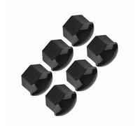 Tnfeeon Tapas with a Long-lasting Nylon Wheel Nut for 20 Cube Screw/fastening Pieces for Car Lovers (Black)
