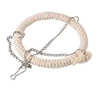 Tnfeeon Toys -Wattstabs Swing Stand Bite Toy Climbing Manager for Movement and Intelligence Development, White Hanf Rope for Birds Climbing and Playing