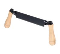 Tnfeeon Tungsten Steel with Wooden Handle, Lightweight Debarking Tool for Woodworkers and Craftsmen Straight Draw Knife, Straight Draw Knife (10in)