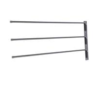 Tnfeeon Wall Mount Saddle Blanket Rack, Iron Saddle Pad Holder with Outward Swinging Design for Easy Access to Horse Gear and Blankets