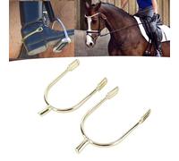 Tnfeeon Women's chrome plated spurs for western riding, narrow zinc alloy | Chrome Brass Rowels, Durable Zinc Alloy, Easy On/off, Youth Equestrian, Silver Gold