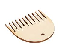 Tnfeeon Wood Loom Comb, Lightweight 11 Teeth Weaving Tool for Tapestry Lovers, Ideal for Braiding with Smooth Surface and Compact Size