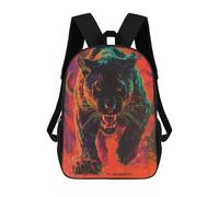 TNFHSOFT Black Panther Children's Backpack Fashion Fun Backpack Book Bag for Boys And Teenagers 3D Printed School Bags for Boys 17 Inches