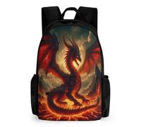 TNFHSOFT Children’s Dragon Backpack Girls Boys,Dinosaur Rucksack Bag,Primary School,Perfect For Back To Kids School Or Pe,Gifts And Travel,Causal Travel School Bags 42x30.5cm