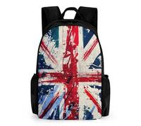 TNFHSOFT Children’s UK Flag Backpack Girls Boys, Rucksack Bag,Primary School,Perfect For Back To Kids School Or Pe,Gifts And Travel,Causal Travel School Bags 42x30.5cm