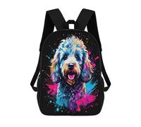 TNFHSOFT Cockapoo Dog Children's Backpacks Dog School Backpack for Kids Travel Rucksacks Book Bags Boys Girls School Bag 17inch