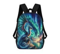 TNFHSOFT Dragon Backpack Dinosaur Bookbags for Boys And Girls With,Travel School Bag for Students with Side Pockets,Toddler Backpack for Books And Toys 17inch