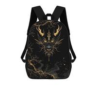 TNFHSOFT Dragon Print Boys And Girls Backpack School Bag for Elementary Secondary, Travel Rucksack Kids Backpack for Boys And Girls, 17inch