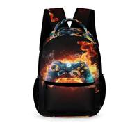 TNFHSOFT Game Handle Backpacks Boys Girls Secondary School Bookbags Backpack for Junior Elementary Rucksack One Size