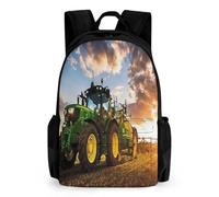 TNFHSOFT School Backpack for Children 3D Printed Tractor Backpack Backpack Sports Backpacks for Boys And Girls Fashionable Backpack 17 Inches