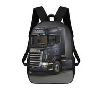 TNFHSOFT School Bag,Kids Backpack With Tractor Print, Large Rucksack For School Sports Travel,Back To School Supplies For Children,Gifts For Boys Girls Teenagers 17inch